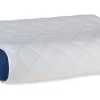 Oreiller ergonomique à mémoire de forme 50 x 36 x 10 cm blanc