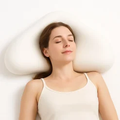 Oreiller ergonomique en forme de nuage - mousse à mémoire de forme - 57x35x12 - INPHYSIO