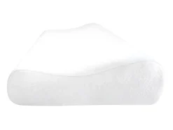 Oreiller ergonomique mémoire de forme 30 x 50 cm de YSMÉE - Blanc- SLEEPY