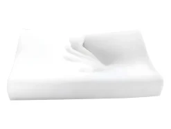 Oreiller ergonomique mémoire de forme 30 x 50 cm de YSMÉE - Blanc- SLEEPY