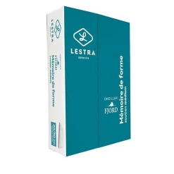 Oreiller Fjord Relaxation Lestra 40x60x12 mémoire de forme blanc