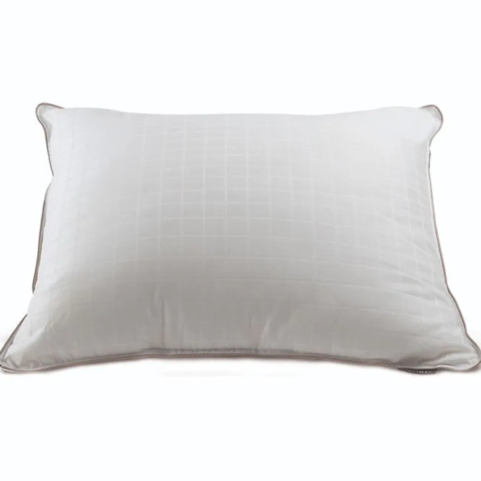 Oreiller "Microduv Fjord" Moelleux satinée à carreaux Lestra - Oreiller 50 x 70 cm