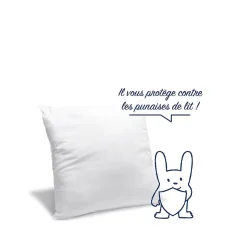 Oreiller Moelleux 60x60cm ANTI-PUNAISES DE LIT