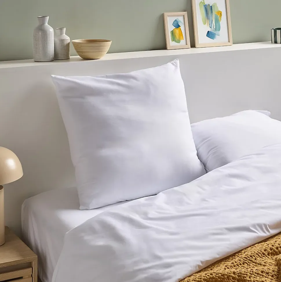 Oreiller Moelleux 60x60cm ANTI-ACARIENS Traitement Naturel