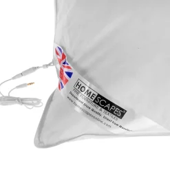 Oreiller musical en duvet et en plumes de canard ultra moelleux 50 x 75 cm - HOMESCAPES