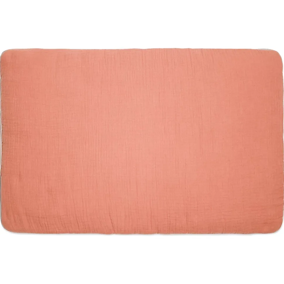 Oreiller plat en gaze de coton Jeanne