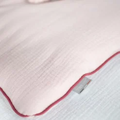 Oreiller plat en gaze de coton Jeanne