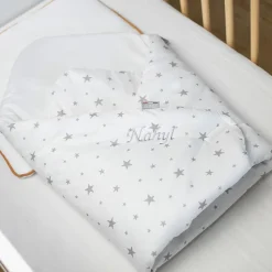 Oreiller plat en gaze de coton Jeanne