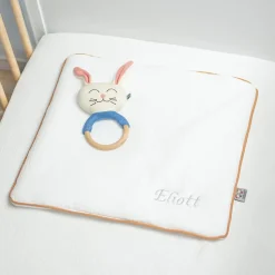 Oreiller plat en gaze de coton Jeanne