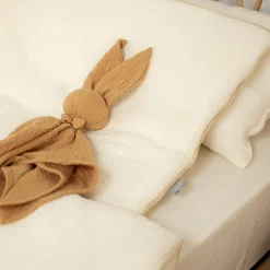 Oreiller plat en gaze de coton Jeanne