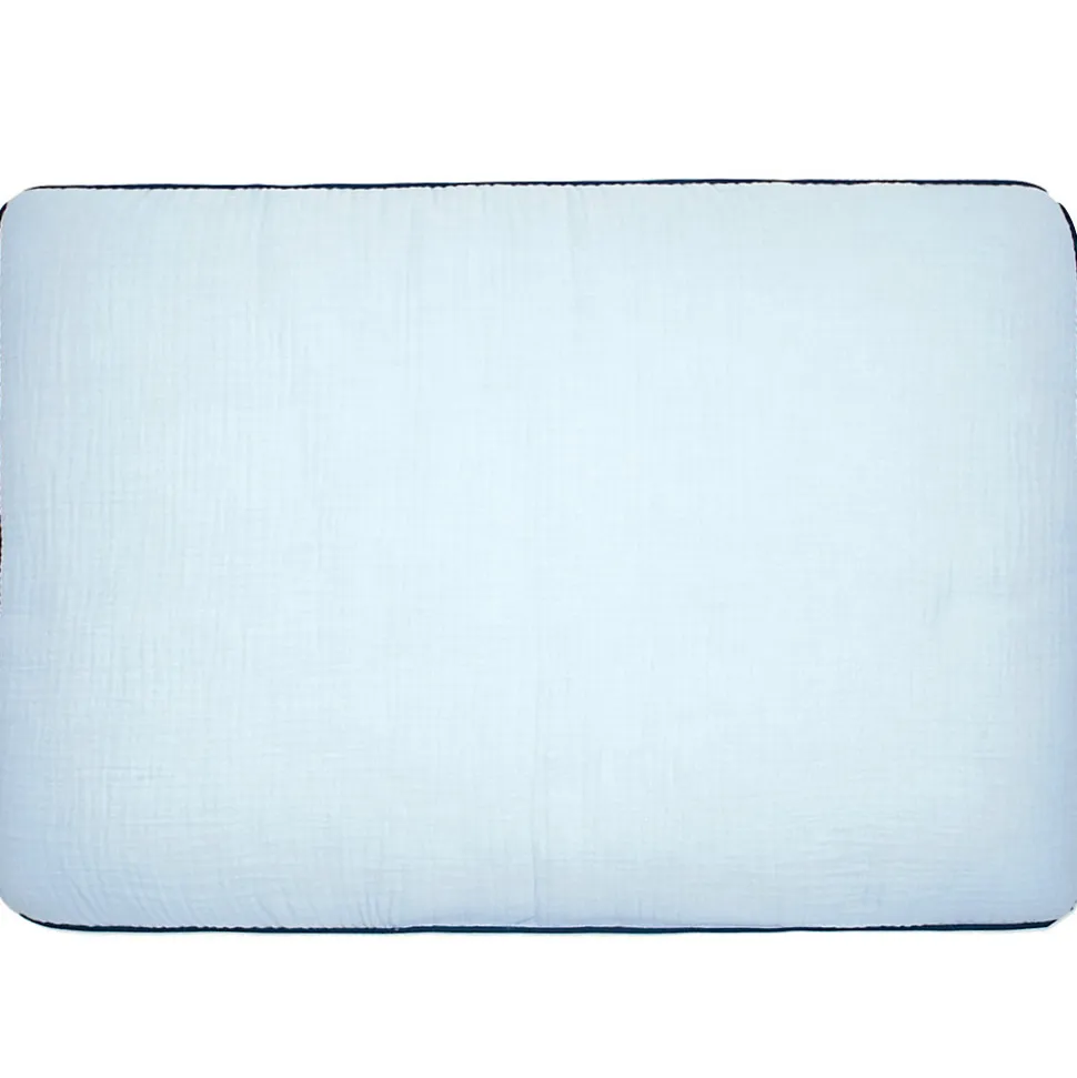 Oreiller plat en gaze de coton Jeanne