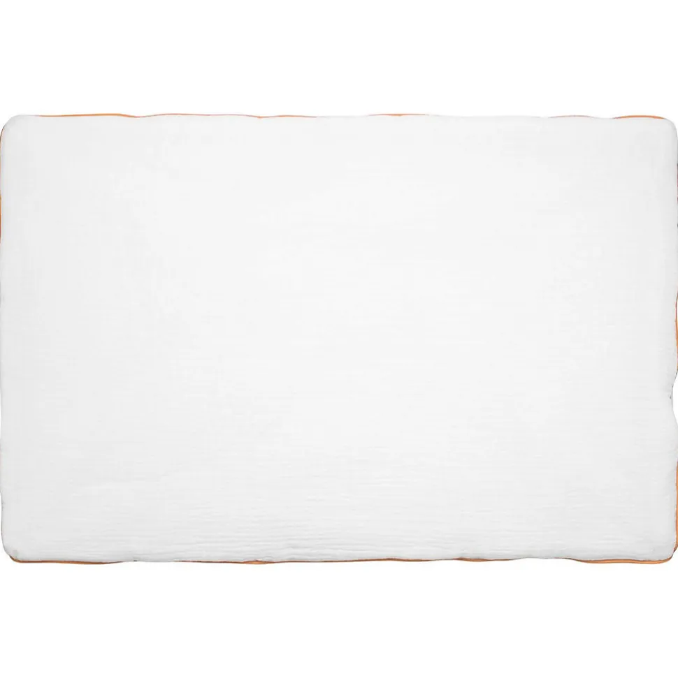 Oreiller plat réversible en gaze de coton Bleuet