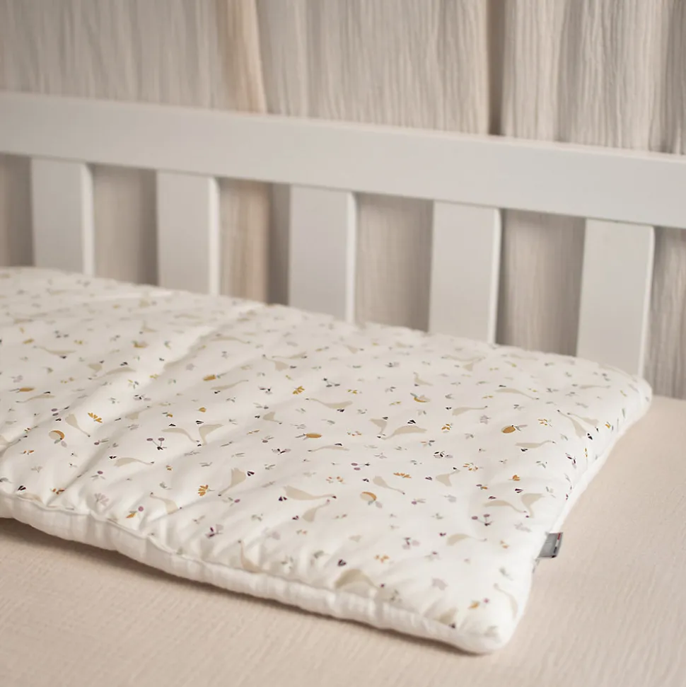 Oreiller plat réversible en coton Sidonia