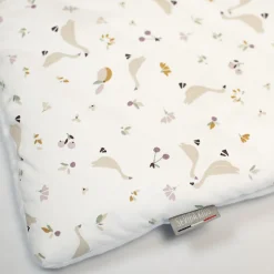 Oreiller plat réversible en coton Sidonia