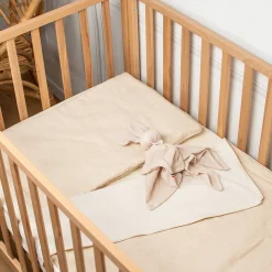 Oreiller plat réversible en lin lavé