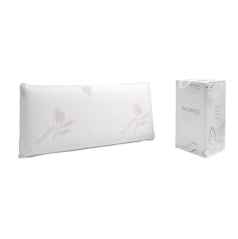 Oreiller Viscoélastique Luxe à Lavande - Confort Optimal pour un Sommeil Réparateur