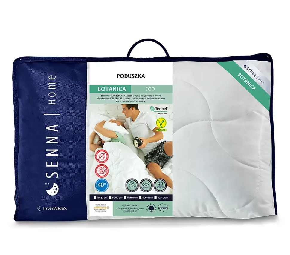 Oreiller 50x60 BOTANICA ECO 600g Senna Home