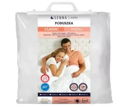 Oreiller 70x80 CLASSIC DOUX Senna Home Blanc