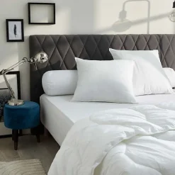 Oreillers Blanrêve Lot de 2 60 x 60 cm Blanc polycoton recyclé