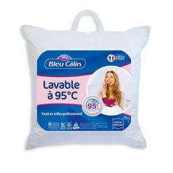 Oreillers Bleu Calin Hygiafil 60 x 60 cm lot de 2