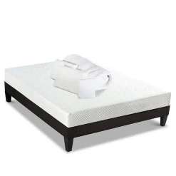 Pack Absolu 160x200 cm Matelas Mousse + Sommier Bois + Accessoires