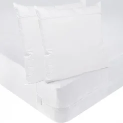 Pack ANTI-PUNAISES DE LIT Protège-matelas 140x190cm + 2 Protège oreillers 63x63cm imperméables