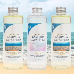 Pack économique 3 parfums pour lampe catalytique : 2 parfums Mediterranean Light + nettoyant neutre