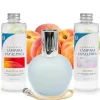 Pack économique Lampe Catalytique Bleu Gris Mat + Parfum Peach Velvet (500 ml) + Nettoyant Neutre (200 ml) + Mèche de Rechange