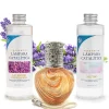 Pack économique Lampe Catalytique Orange Waves + Parfum Lavender Expression (500 ml) + Nettoyant Neutre (200 ml) + Mèche Rechange