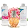 Pack économique Lampe Catalytique Drops Orange + Parfum Bed of Roses (200 ml) + Nettoyant Neutre (200 ml) + Mèche de Rechange