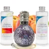 Pack économique Lampe Catalytique Mosaïque de minuit + Parfum Peach Velvet (200 ml) + Nettoyant Neutre (200 ml) + Mèche Rechange