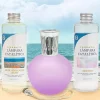 Pack économique Lampe Catalytique Fuchsia Mat + Parfum Mediterranean Light (200ml) + Nettoyant Neutre (200ml) + Mèche de Rechange