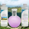 Pack économique Lampe Catalytique Fuchsia Mat + Parfum Provence Breeze (200 ml) + Nettoyant Neutre (200 ml) + Mèche de Rechange