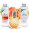 Pack économique Lampe Catalytique Orange Diamonds + Parfum Peach Velvet (500 ml) + Nettoyant Neutre (200 ml) + Mèche de Rechange