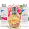 Pack économique Lampe Catalytique Mosaïque Bicolore + Parfum Bed of Roses (200 ml) + Nettoyant Neutre (200 ml) + Mèche de Rechange