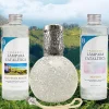 Pack économique Lampe Catalytique Mosaïque Blanc + Parfum Provence Breeze (500 ml) + Nettoyant Neutre (200 ml) + Mèche Rechange