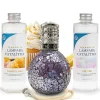 Pack économique Lampe Catalytique Mosaïque de minuit + Parfum Lemon Cake (200 ml) + Nettoyant Neutre (200 ml) + Mèche de Rechange