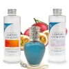 Pack économique Lampe Catalytique Aqua Marina + Parfum Caribbean Passion (500 ml) + Nettoyant Neutre (200 ml) + Mèche de Rechange