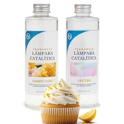 Pack économique Lampe Catalytique Mosaïque de minuit + Parfum Lemon Cake (500 ml) + Nettoyant Neutre (200 ml) + Mèche de Rechange