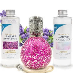 Pack économique Mosaïque Fuchsia + Parfum Lavender Expression (500 ml) + Nettoyant neutre (200 ml) + Mèche de rechange
