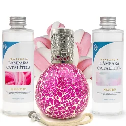 Pack économique Mosaïque Fuchsia + Parfum Lollipop (500 ml) + Nettoyant neutre (200 ml) + Mèche de rechange