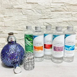 Pack économique 2x grandes mèches de rechange pour lampe catalytique 200 ml. Tête en céramique et cordon 100% coton