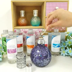 Pack économique 2x Parfum pour lampe catalytique 200 ml : Arôme Peach Velvet - Profitez plus longtemps de votre parfum préféré