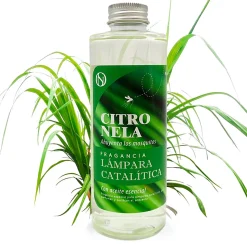 Pack économique 2x Parfums pour lampe catalytique: 1 arôme Citronnelle 500ml + 1 Nettoyant neutre 200ml