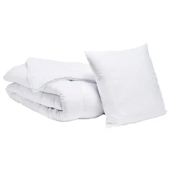 Pack Couette chaude 140x200cm + 1 Oreiller 60x60cm ANTI-ACARIENS