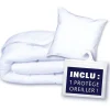 Pack couette 140x200 cm + 1 oreiller 60x60 cm + 1 Protege oreiller 60x60 cm - garnissage 100% Polyester - 350g/m² - blanc - DODO