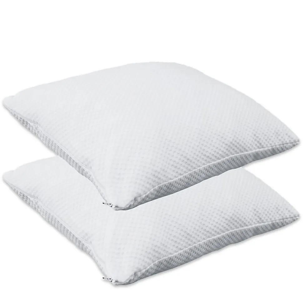 Pack De 2 Oreillers À Mémoire De Forme Viscoélastique 60x50cm Herzberg HG65X2