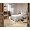 Pack housse de couette "Gaïa" toutes dimensions "Gaze de Coton" - Gaïa Nuage - Pack 3 Pièces pour lit 90 x 190 cm (1 Housse de cou