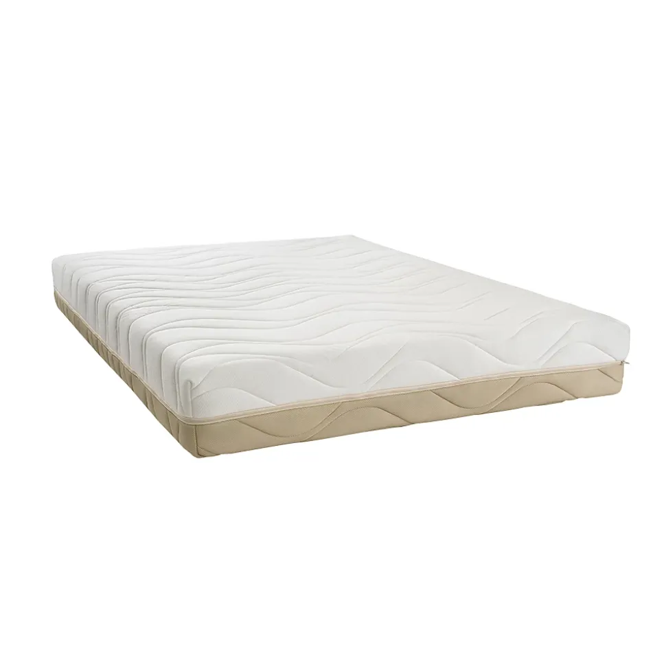 Pack Leman 140x200 cm Matelas Mousse + Sommier Bois + Accessoires
