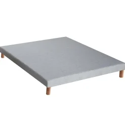 Pack matelas ressort 7 zones et sommier et oreiller couette 140x190
